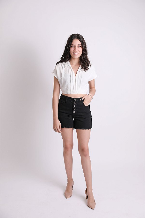 Shorts Laís - Sarja Preto