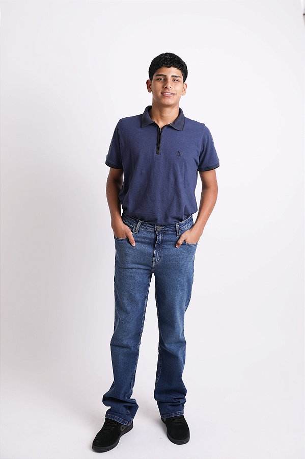 Masculina Tradicional Paulo - Jeans Médio