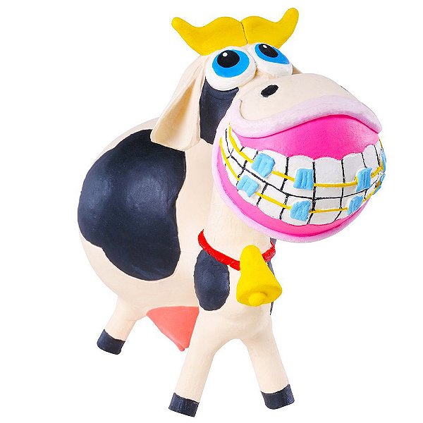 Brinquedo para Cachorro de Latex Vaquita Girafita Sorrisão Latoy - Unidade