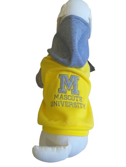Casaco Universitário Moletom para Cachorro - Mascote Moda Pet
