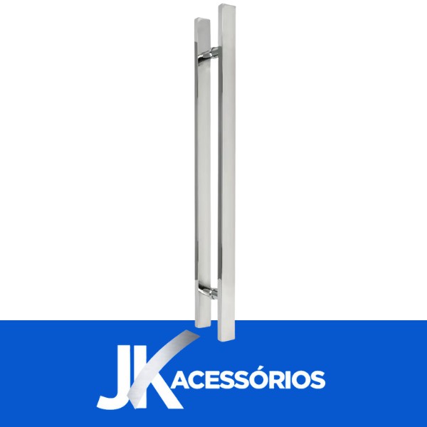 PUXADOR BARRA CHATA 40X10 100X800 INOX POLIDO