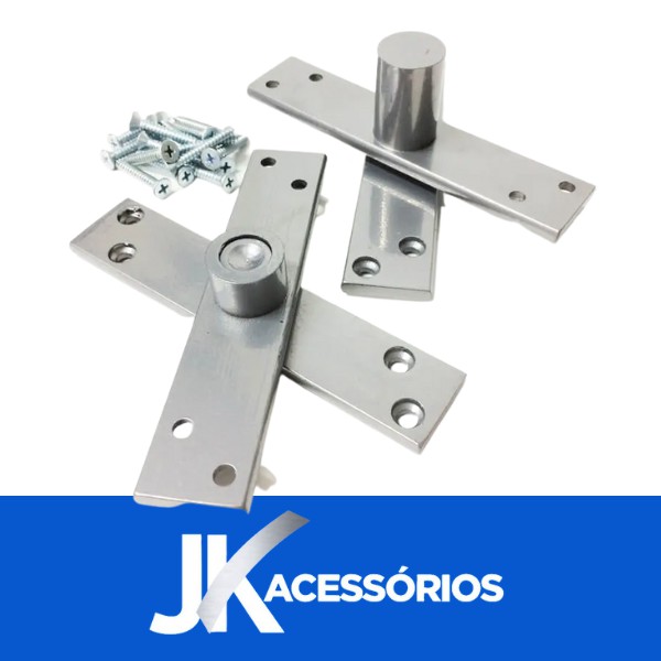 PIVO PORTA PIVOTANTE GRANDE 350kg (Aço Inox 304 C/ Rolamento)