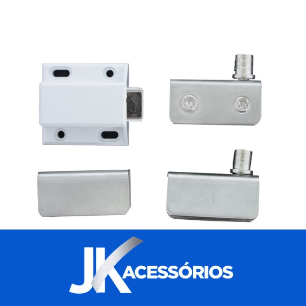 DOBRADIÇA INOX P/ RACK  COM IMÃ