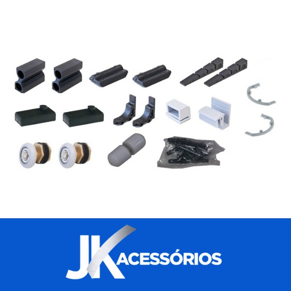 KIT DE ACESSÓRIOS PARA BOX DE BANHEIRO FRONTAL
