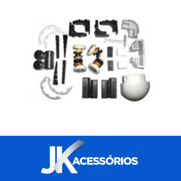 KIT DE ACESSÓRIOS PARA BOX DE VIDRO DE CANTO