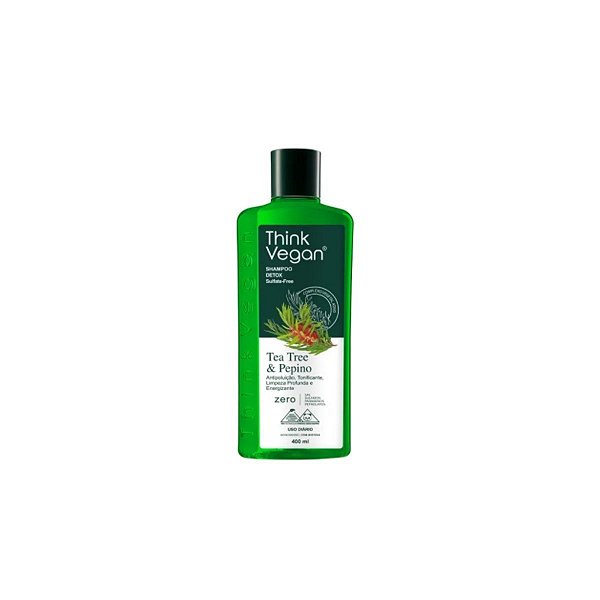 Shampoo Think Vegan Tea Tree & Pepino 400ml