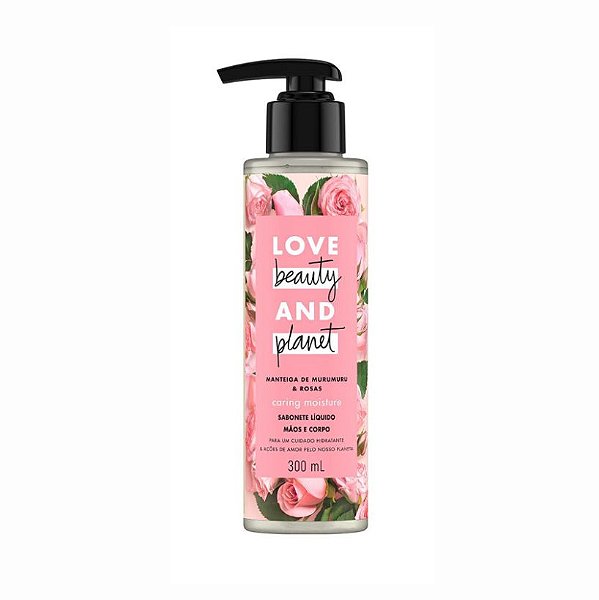 Sabonete Líquido Love Beauty and Planet Caring Moisture 300ml
