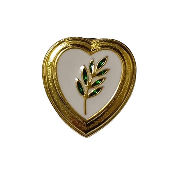 Acácia Coração-Pin Broche