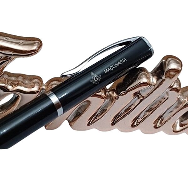 Caneta com  Símbolo Maçom