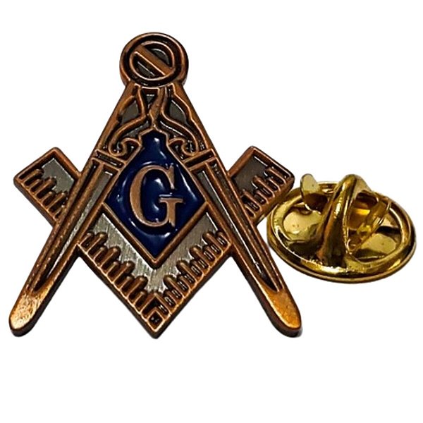 Pin Broche Botton Maçonaria Maçom Símbolo Maçonaria