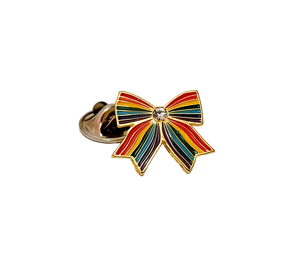 Pin Boton Laço Ordem Arco-Íris