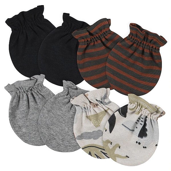 Kit de Luvas Menino Gerber Jurassic