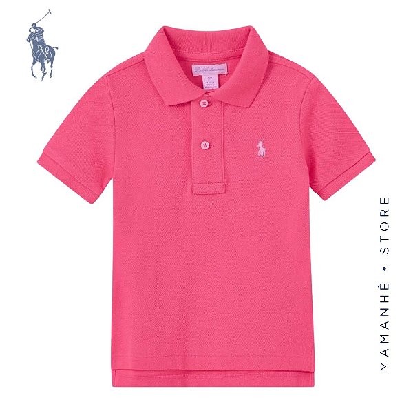 Camiseta Polo RL Little Pony Rosa