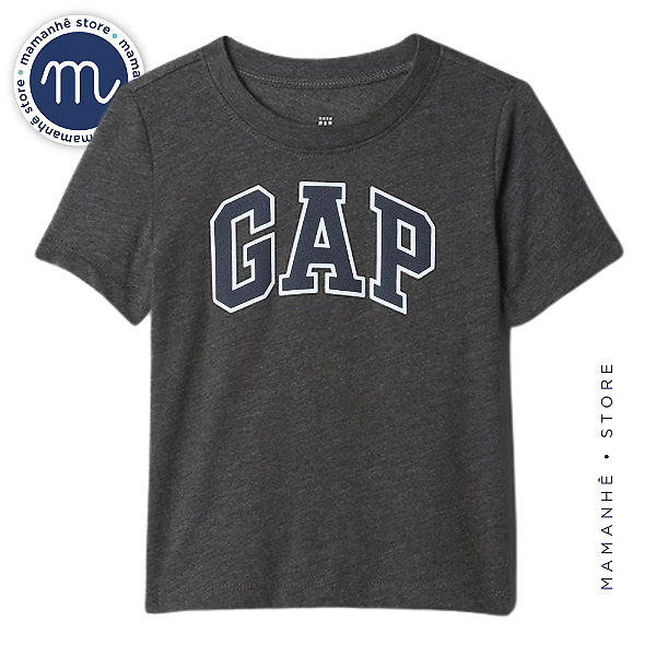 Camiseta Gap Logo Grafite
