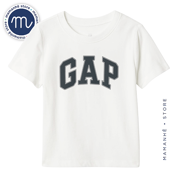 Camiseta Gap Logo Branca