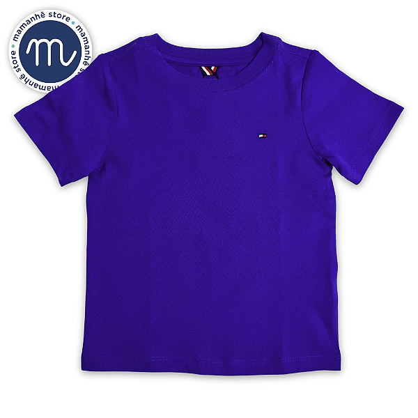 Camiseta TH Sólida Indigo Blue