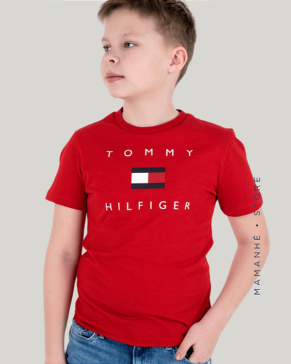 Camiseta TH Estampada Big Logo Red