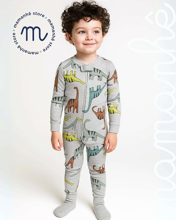 Macacão Pijama Dinosaurs