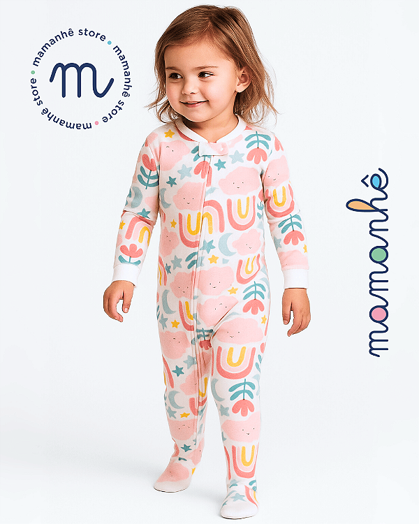 macacão Pijama Rainbow