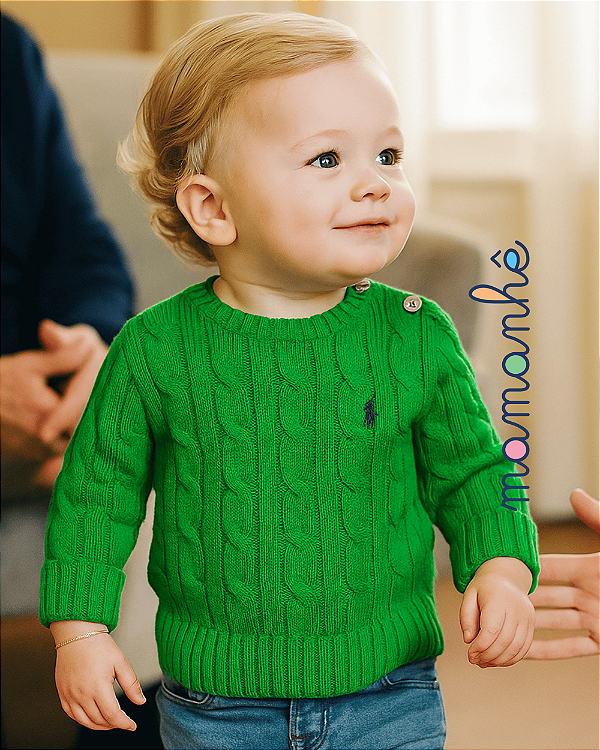 Sueter em Tricot RL Verde