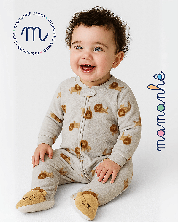 Macacão Pijama Fleece Savana