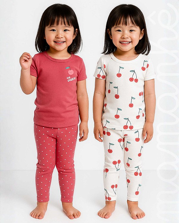 Kit Pijama Infantil Carters 4 Peças Ma Cherie