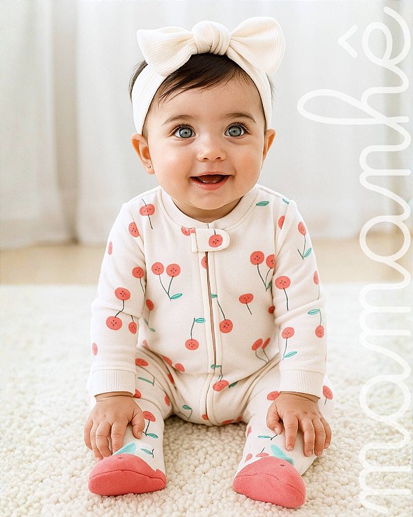 Macacão Bebê Carters Cherry Print