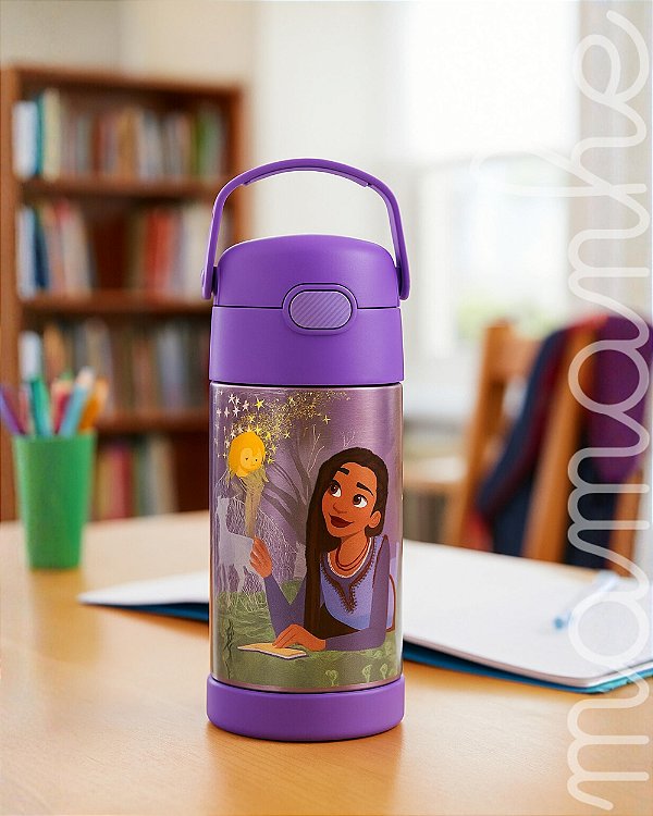 Garrafa Térmica Infantil Thermos Disney Wish Asha