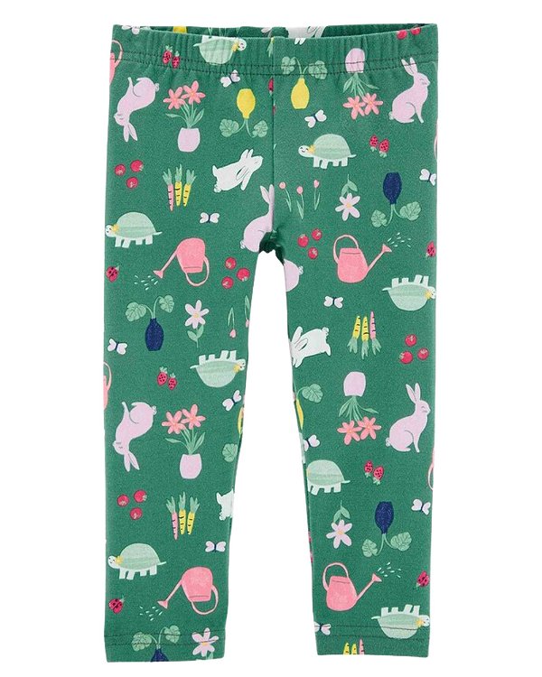 Calça Legging Infantil Carters Coelhinha