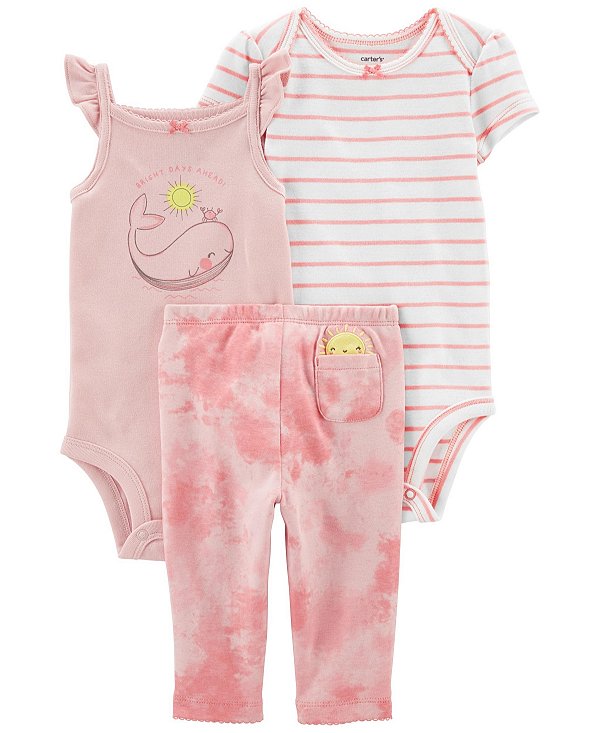 Conjunto Bebê Carters Body e Calça Baleinha