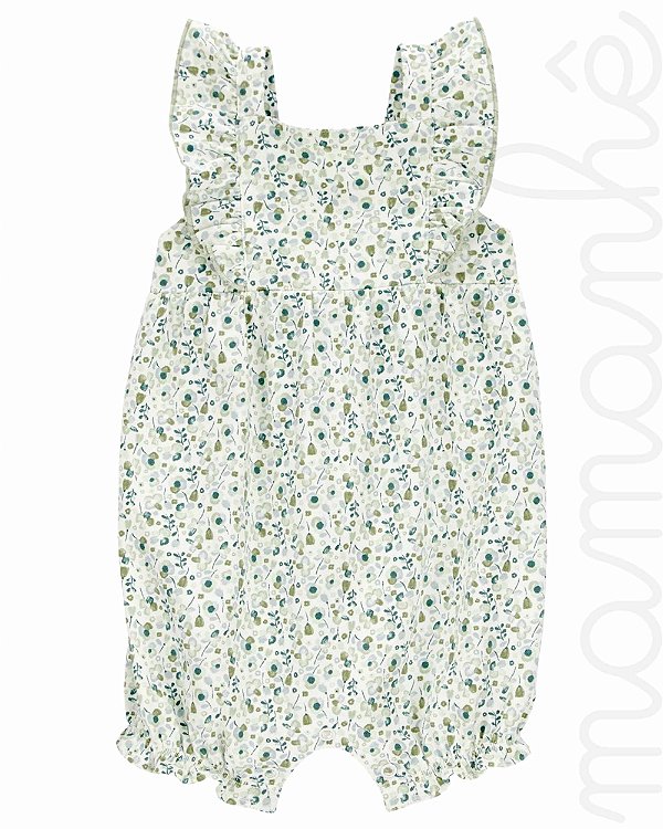 Macacão Romper Carters Menina Jardim Secreto