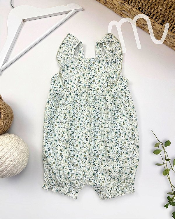 Macacão Romper Carters Menina Jardim Secreto