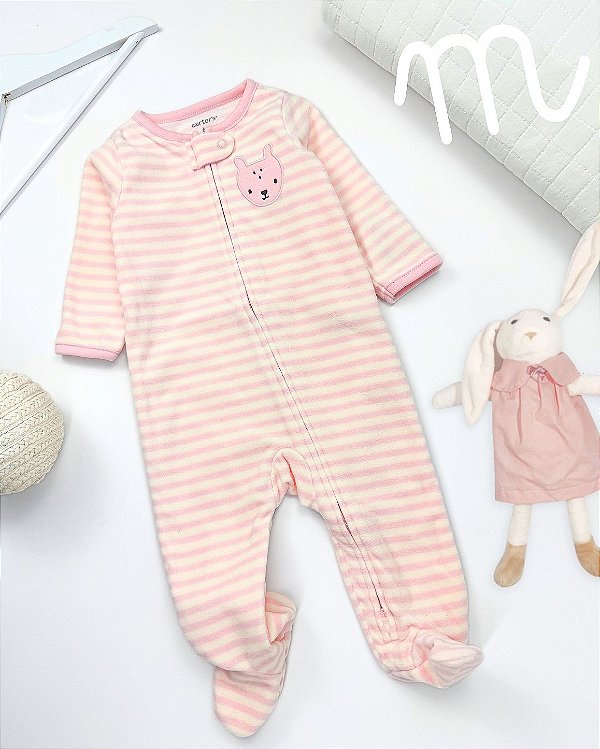 Macacão Fleece Carters Gatinha