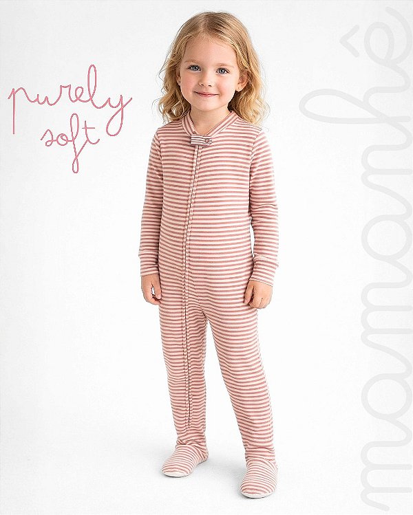 Macacão Pijama Carters PurelySoft Listrado