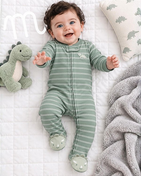 Macacão Bebê Algodão Carters Baby Sauro