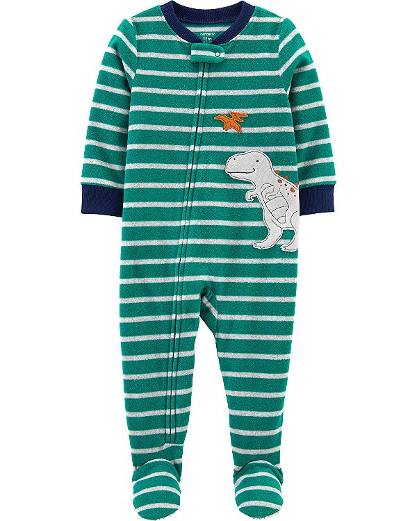 Macacão Pijama Fleece Menino Dinosaur - Mamanhê Store - Roupas e Produtos  Infantis