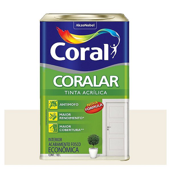 Latex Coralar 18lts Branco