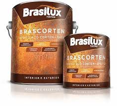 AÇO CORTEN Brascorten  Tinta Esmalte (Efeito Ferrugem)