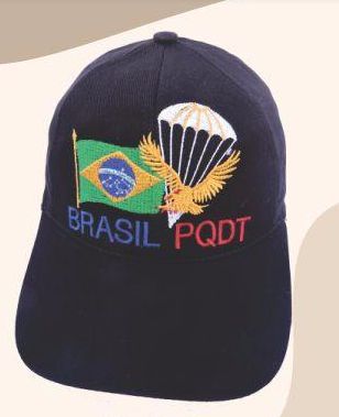 Boné Bordado Brasil PQDT