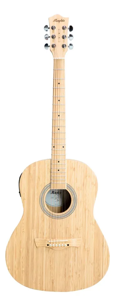 Violão Tagima Memphis Naturale All Solid Bambu Elétrico Aço