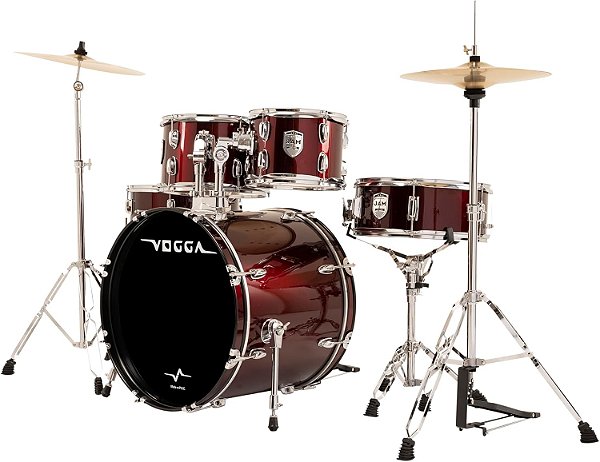 Bateria 22 Vpd422 Vogga Jam C/ Baquetas (Wine Red)