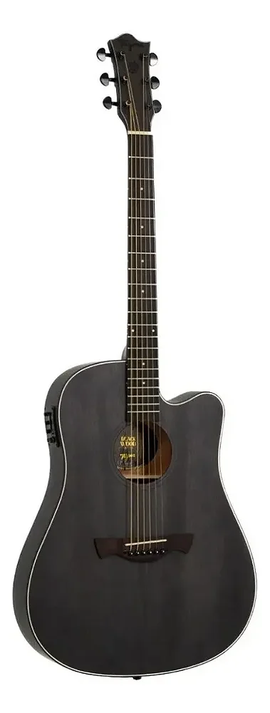 Violão Tagima Tbw Black Wood Series Elétrico Folk Aço