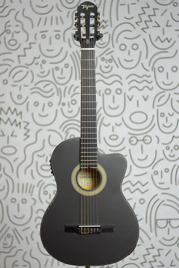 Violão Eletroacústico Tagima Classical Cutaway Spruce Nylon Prata