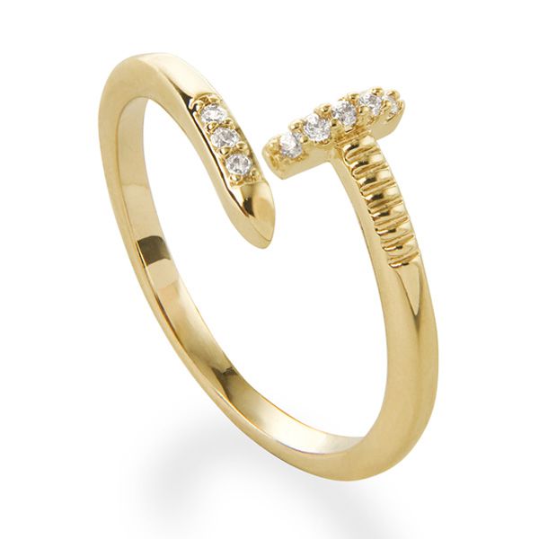 Anel PREGAR AMOR em ouro 18k / 750 e brilhante