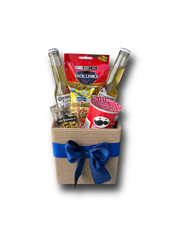 Cesta para Presente Alegria & Cerveja