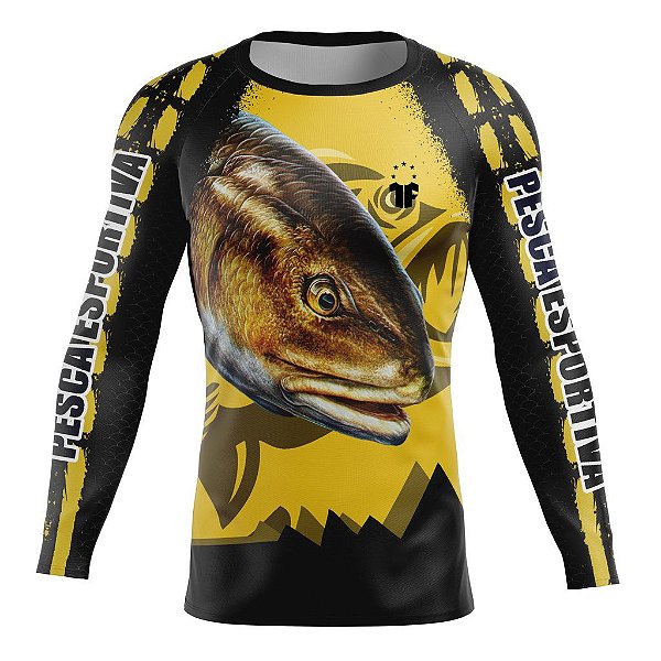 Camiseta Pesca Esportiva Dourado Goldfish UV FERRACIN