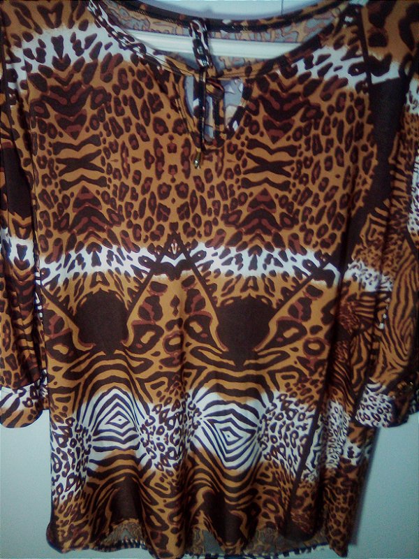 Camisa Plus Size Onçinha