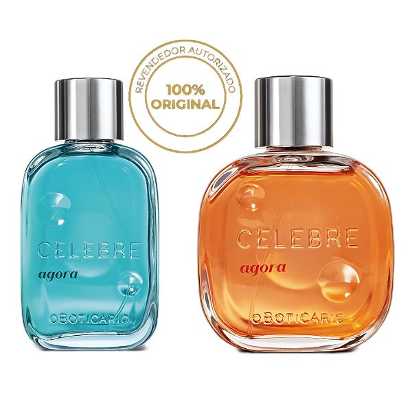 Celebre Agora O Boticário Desodorante Colônia 100ml (Masculino ou Feminino)