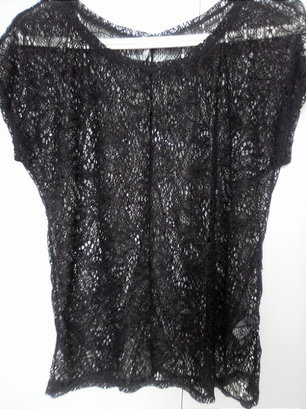 Camisa de renda feminina