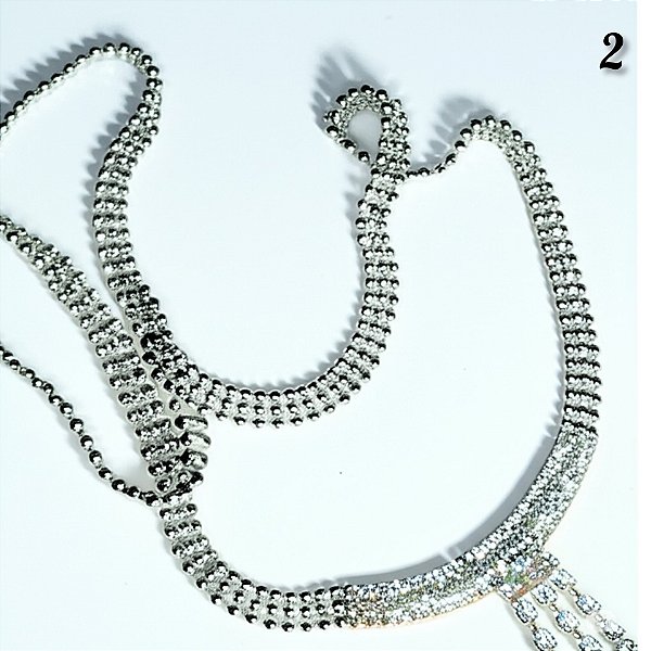 Colares Brilhantes com zircônia ou strass vários modelos